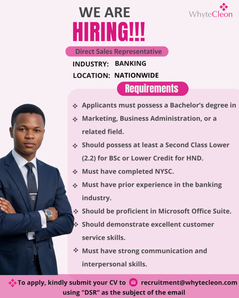 DIRECT SALES REPRESENTATIVE