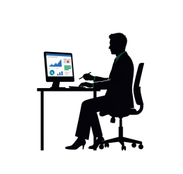 Accounting professional using payroll automation software to manage compliance and employee payments